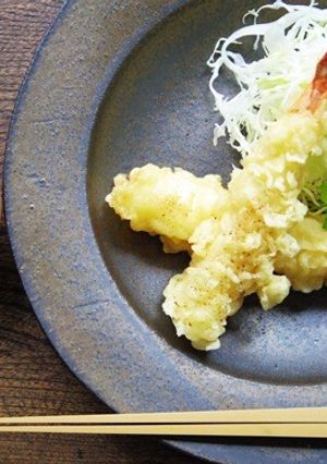 海老天 “粉しょうゆ”添え-レシピのメイン写真
