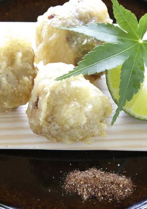 料亭の牛フィレ唐揚げ 粉しょうゆ添え-レシピのメイン写真