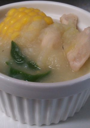 コロンビア料理を食べて応援！　アヒアコ-レシピのメイン写真