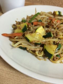 ズッキーニとたっぷり野菜のカレー炒め✳︎-レシピのメイン写真