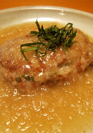 ふわふわ　レンコン入りおろしハンバーグ-レシピのメイン写真