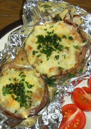 椎茸のチーズ焼き・新玉ねぎ in-レシピのメイン写真