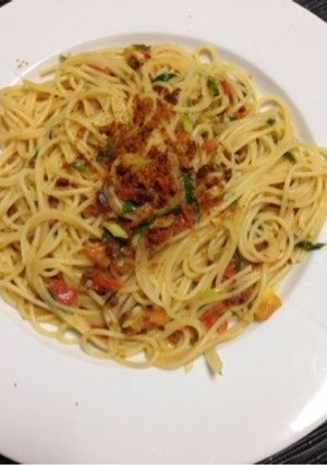 からすみと生トマトのさっぱりパスタ-レシピのメイン写真