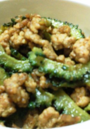 ゴーヤとミンチのカレー味保存食-レシピのメイン写真