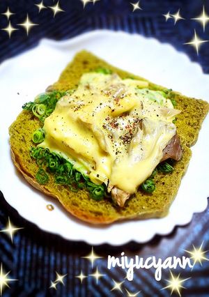 まいたけチーズトースト-レシピのメイン写真