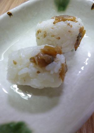 あさりの佃煮のおにぎり-レシピのメイン写真