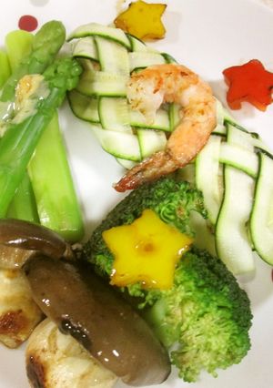 おもてなし　貝柱ソテーの籠編み包み-レシピのメイン写真