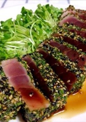 ごま衣で糖質オフ！風味満点まぐろカツレツ-レシピのメイン写真