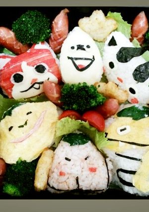 妖怪ウォッチ キャラ弁-レシピのメイン写真