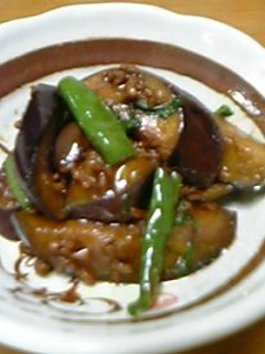 ご飯がススム^^ピリ辛ナス炒め-レシピのメイン写真