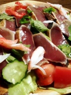カツオのタタキサラダ-レシピのメイン写真