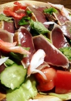 カツオのタタキサラダ-レシピのメイン写真