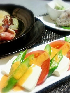 ♪トマトと豆腐のカプレーゼ♪-レシピのメイン写真
