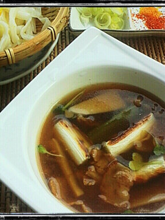 焦がしねぎと豚肉のつけ汁-レシピのメイン写真