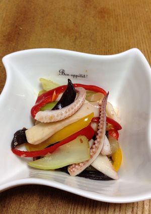 いかとセロリのXO醬炒め-レシピのメイン写真