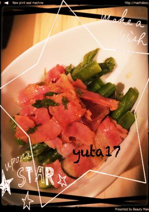 アスパラベーコン-レシピのメイン写真