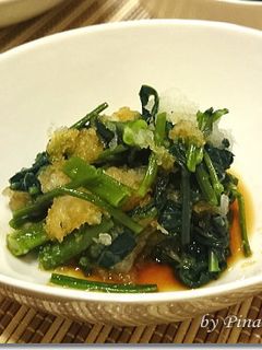 エンサイ(空芯菜)のおろしあえ-レシピのメイン写真