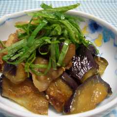 รูปของ なすと豚バラ肉のみそ炒め
