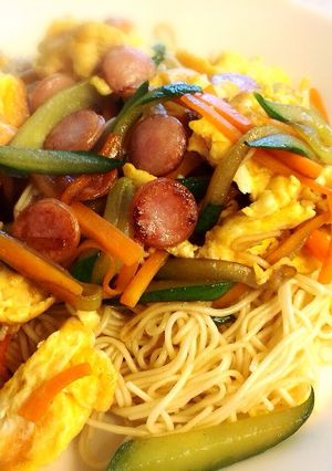 キュウリのそうめんチャンプルー-レシピのメイン写真
