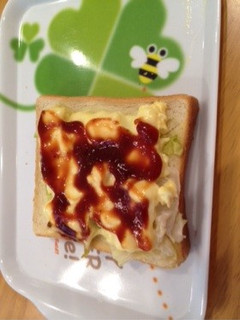 オープンたまごサンド-レシピのメイン写真