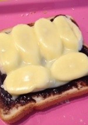 一味違う！チョコバナナトースト-レシピのメイン写真