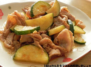 豚バラとズッキーニの簡単★マヨ醤油炒め-レシピのメイン写真