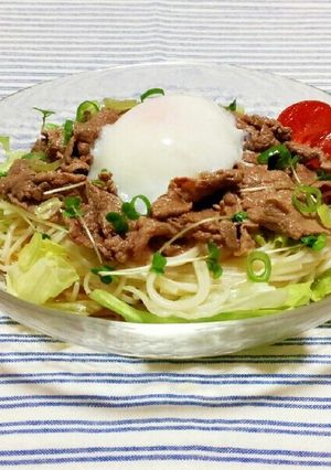 牛しゃぶ素麺♡-レシピのメイン写真