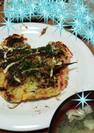 ふわふわお好み焼き-レシピのメイン写真