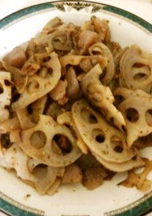 れんこんとこんにゃくのピリ辛炒め-レシピのメイン写真