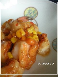 簡単♪えびチリ風(ちょっとエスニック?)-レシピのメイン写真
