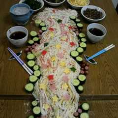 รูปของ ☆七夕流しそうめん(ひやむぎ)風☆