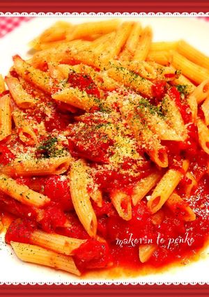激辛旨！Wトマトのペンネアラビアータ-レシピのメイン写真