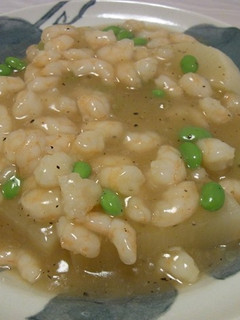 ぷりっじゅわ♪大根の中華風海老と枝豆あん-レシピのメイン写真