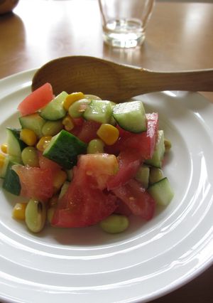 野菜と豆のカラフルサラダ-レシピのメイン写真
