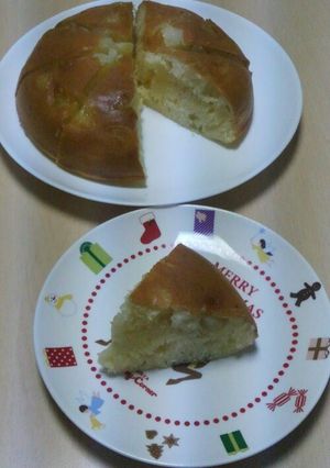 炊飯器で! 桃缶のホットケーキ-レシピのメイン写真