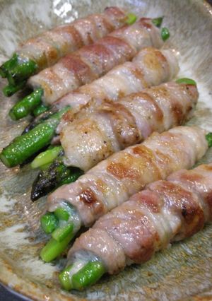 人気No１グリーンアスパラの豚バラ肉巻き-レシピのメイン写真