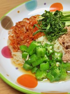手抜き簡単冷麺風なんでも麺-レシピのメイン写真