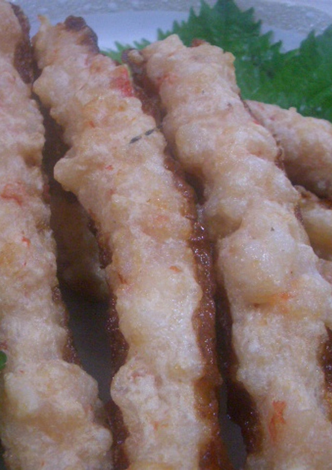 エビ詰めちくわ揚げ♪-レシピのメイン写真