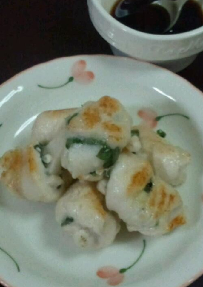 節約～ササミでくるり焼き☆-レシピのメイン写真