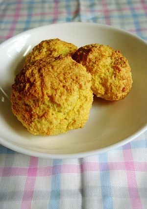 バターなしのカリカリかぼちゃスコーン-レシピのメイン写真