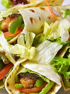 アジの香草パン粉焼きトルティーヤ-レシピのメイン写真