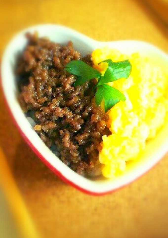▼ 甘辛卵そぼろ丼 ▼ メイン飯-レシピのメイン写真