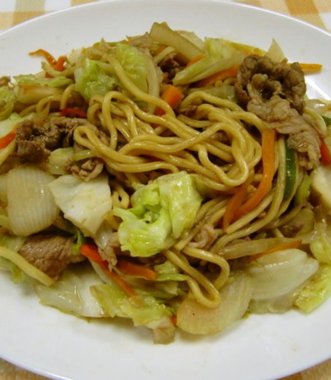 ★ソース付きの生タイプ麺で*焼きそば*♪-レシピのメイン写真