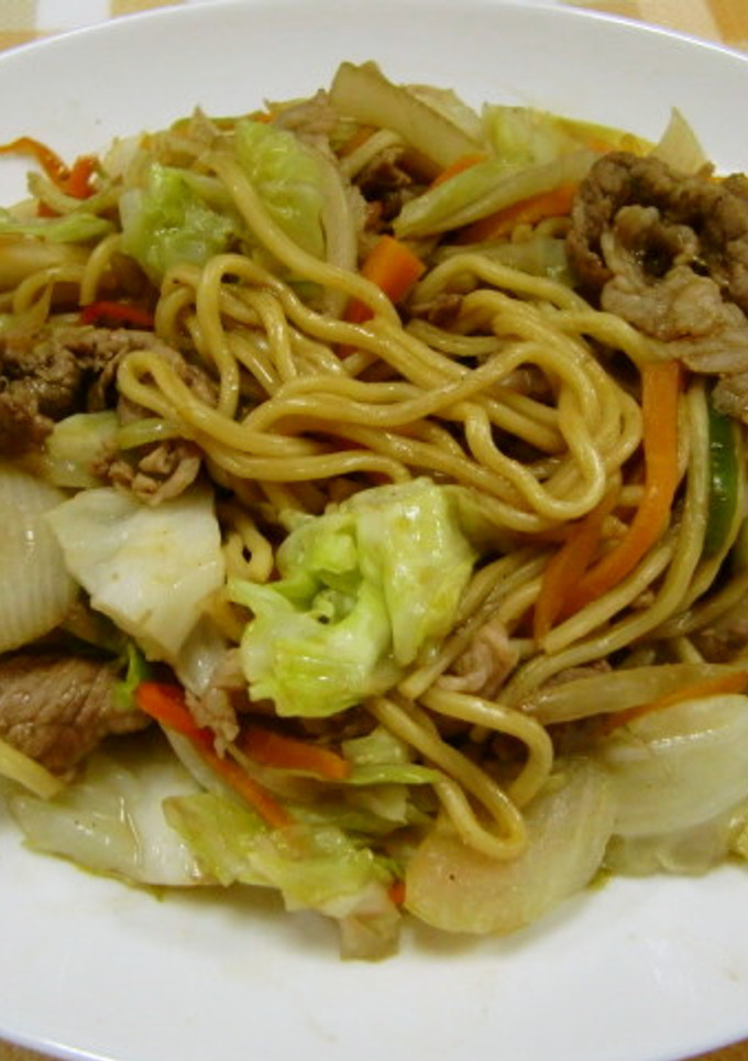 ★ソース付きの生タイプ麺で＊焼きそば＊♪-レシピのメイン写真