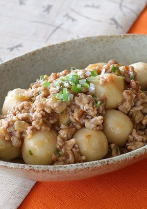 里芋のひき肉あんかけ-レシピのメイン写真