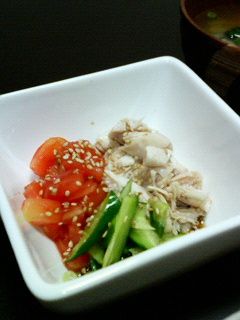簡単☆ささみと夏野菜のサラダ-レシピのメイン写真