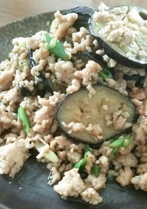 ナスとひき肉の炒め物-レシピのメイン写真