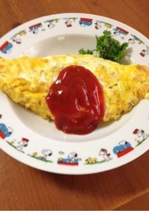 野菜たっぷり「ひき肉のオムレツ*＊」-レシピのメイン写真
