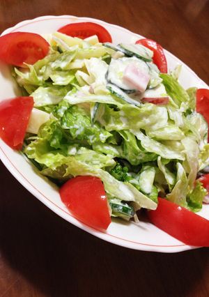 ヨーグルトサラダ-レシピのメイン写真