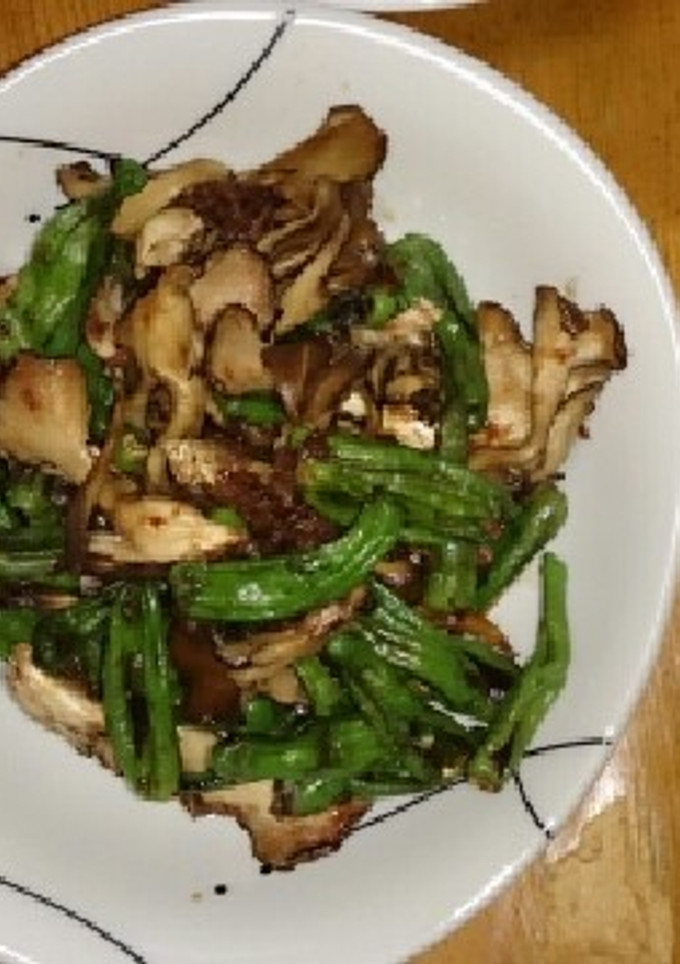 舞茸とししとうのおかか焼き-レシピのメイン写真